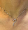 1.14 Carat Heart-Shaped Prong-Set Diamond Pendant