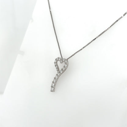 1.14 Carat Heart-Shaped Prong-Set Diamond Pendant