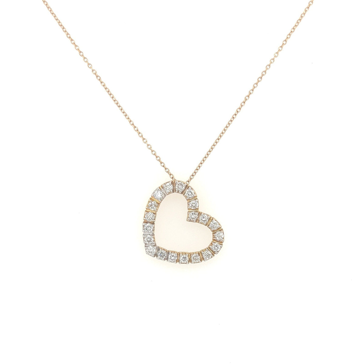 0.75 Carat Heart-Shaped Diamond Pendant