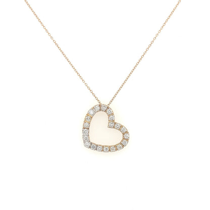 0.75 Carat Heart-Shaped Diamond Pendant