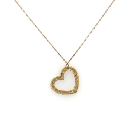 0.75 Carat Heart-Shaped Diamond Pendant