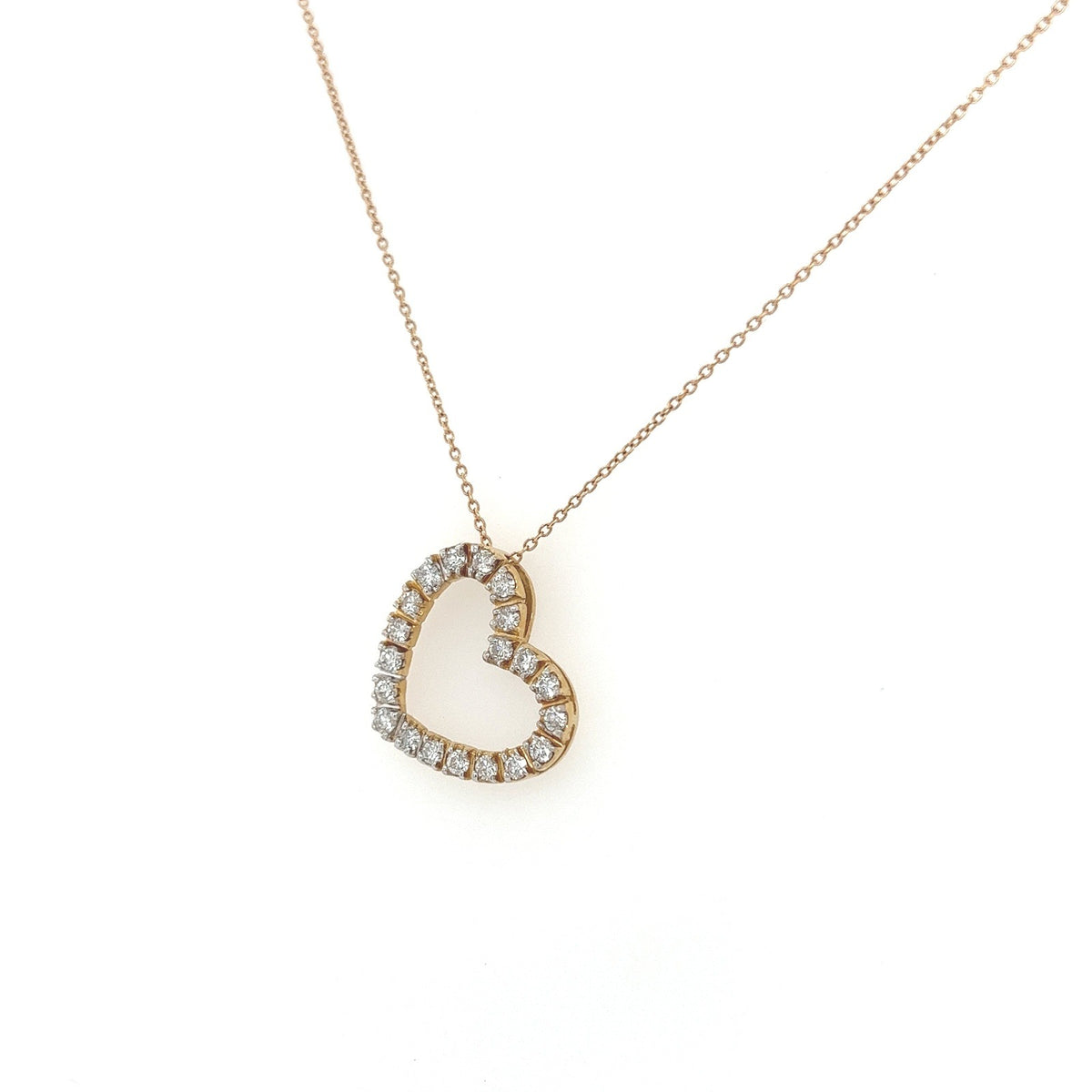 0.75 Carat Heart-Shaped Diamond Pendant