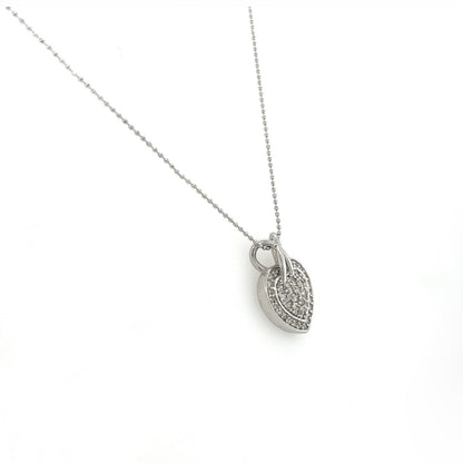 0.51 Carat Heart-Shaped Diamond Cluster Pendant