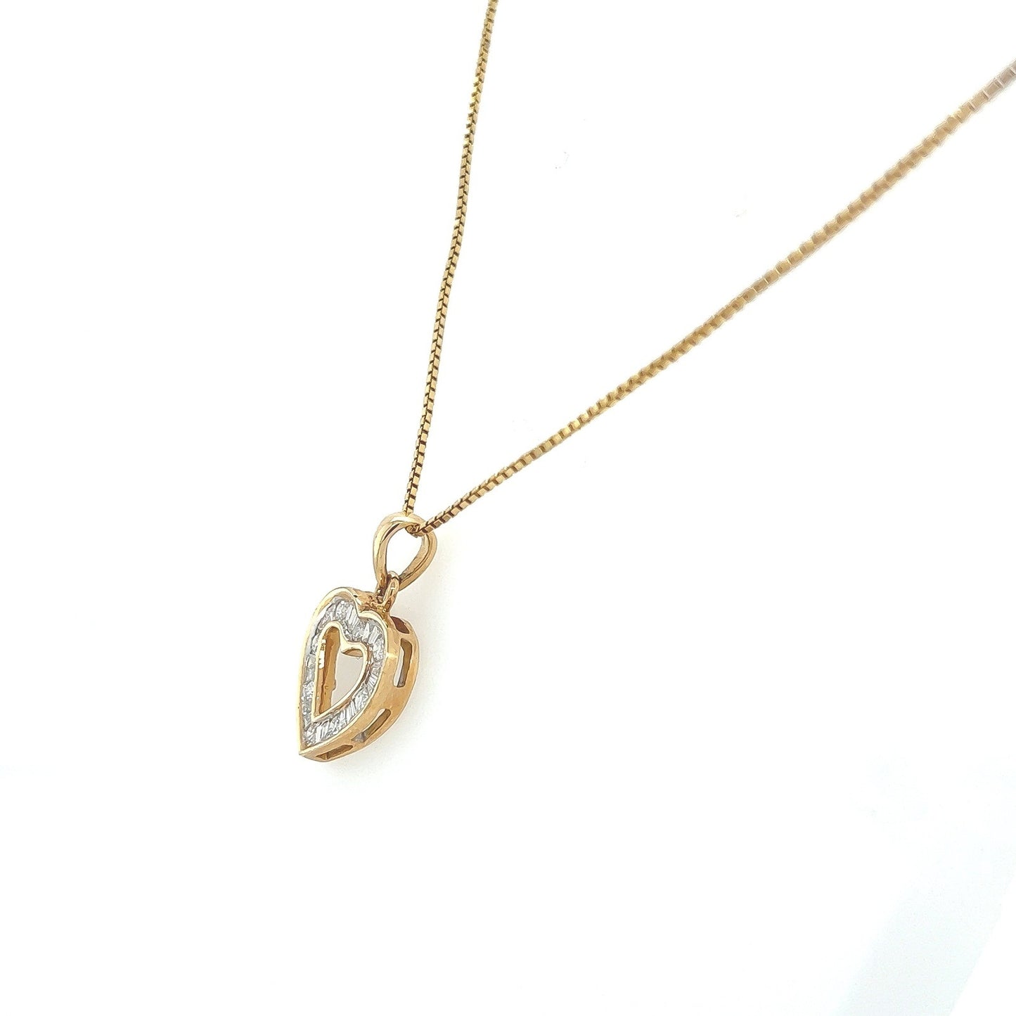 0.53 Carat Heart-Shaped Diamond Pendant