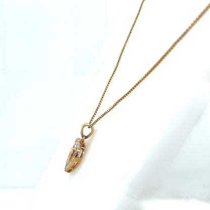 0.53 Carat Heart-Shaped Diamond Pendant