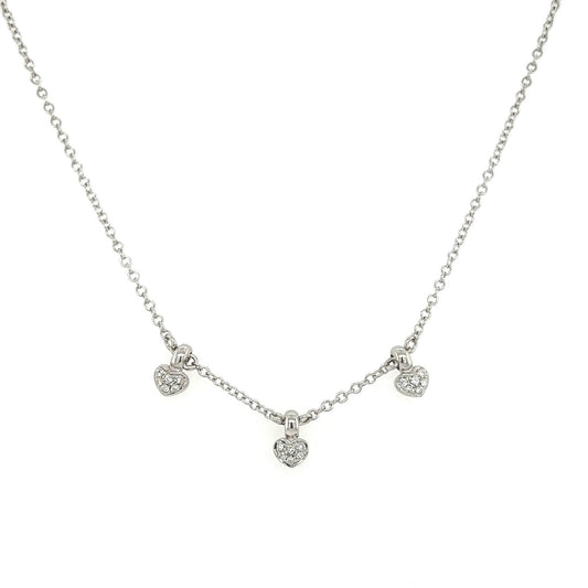 0.20 Carat Heart-Shaped Diamond Pendant