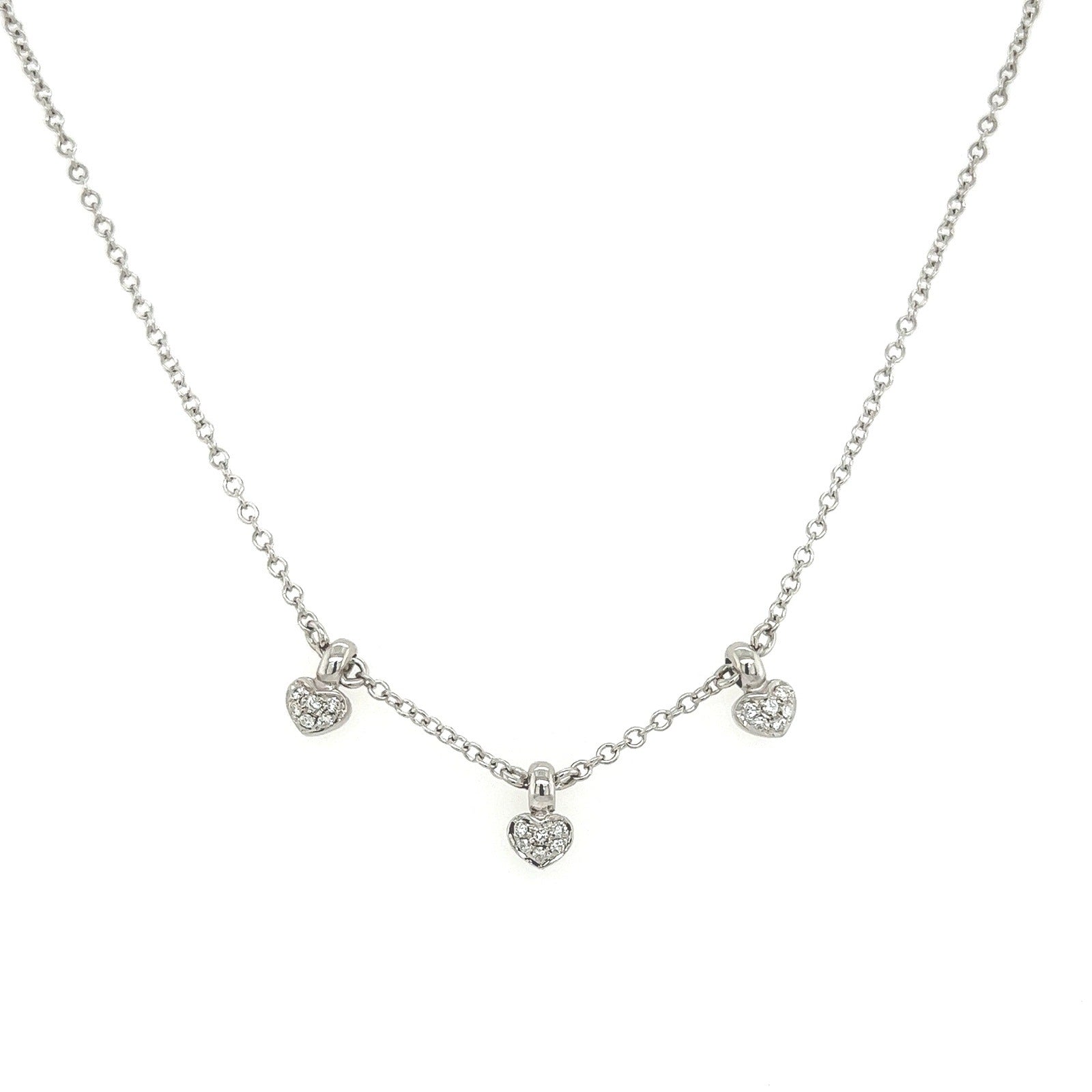 0.20 Carat Heart-Shaped Diamond Pendant