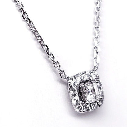 "PEND01665" Asscher Cut Diamond Pendant