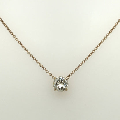 0.70 Carat Diamond Pendant in 14K Yellow Gold