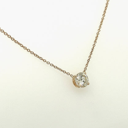 0.70 Carat Diamond Pendant in 14K Yellow Gold