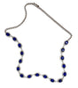 18.06 Total Carat Statement Sapphire and Diamond, White Gold Necklace