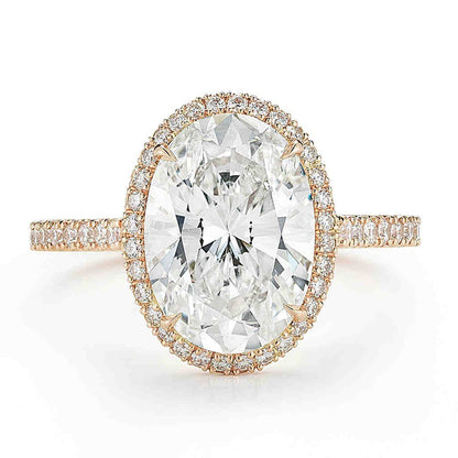 "ENGR03139" Fabulous Oval Diamond Ring