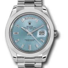 Rolex Diamond Dial Day-Date 40 Platinum 228206 ibbdp