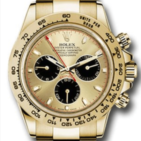 Rolex 116508 chbki Daytona Yellow Gold