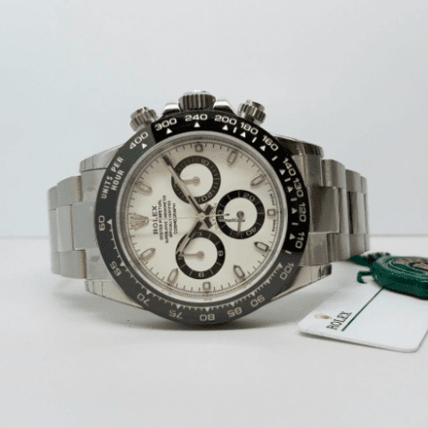 Rolex Daytona Steel white dial ceramic bezel 116500LN w