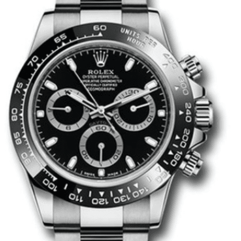 Rolex ceramic bezel Daytona black dial 116500LN