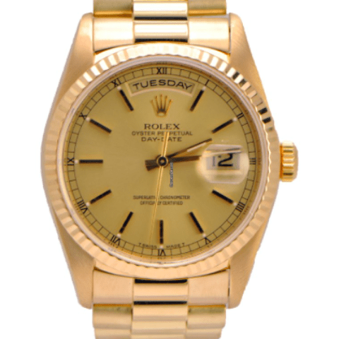 Rolex "Presidential" Day-Date 18k Yellow Gold 18238