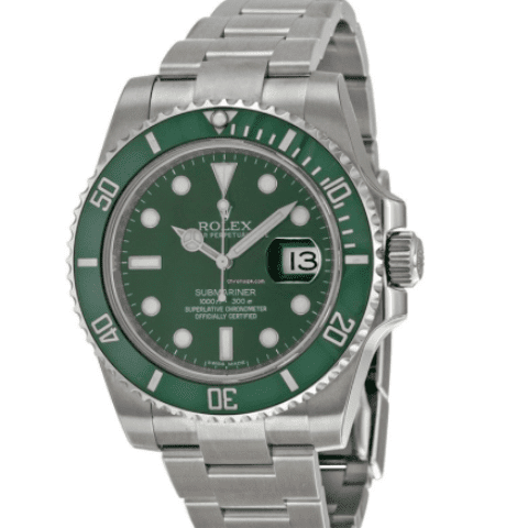 Green hulk submariner sales rolex