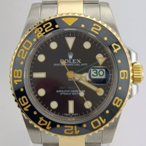 Rolex GMT - Master II 2 Tone Gold and Steel REF:116713LN