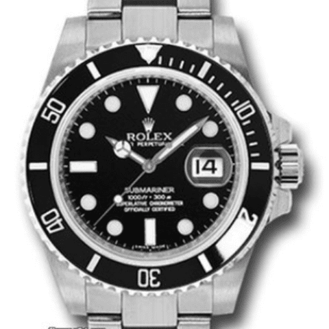 Rolex 116610LN submariner ceramic steel never worn stickers