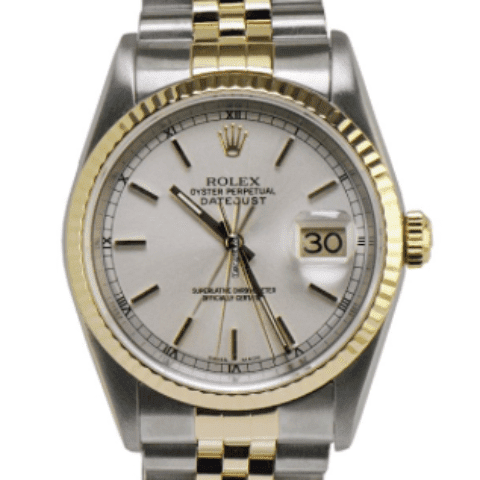 Rolex Datejust 36mm - Steel and Gold Yellow Gold - Fluted Bezel