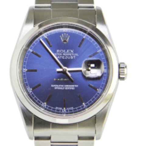 Rolex Oyster Perpetual Datejust Domed Bezel Oyster Bracelet