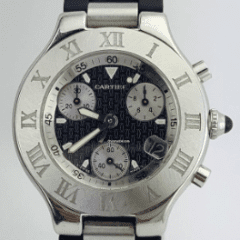 Cartier 21 Chronoscaph 32mm Stainless Steel REF:W10198U2