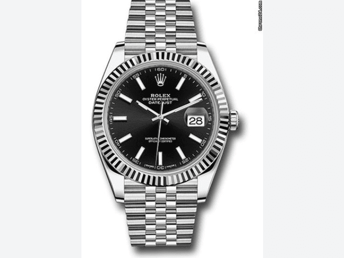 Rolex Datejust 41mm Black Stick dial 126334 bkij