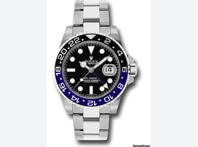 Rolex gmt master sales ii batman oyster