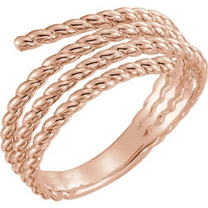 Spiral Wrap Rope Ring