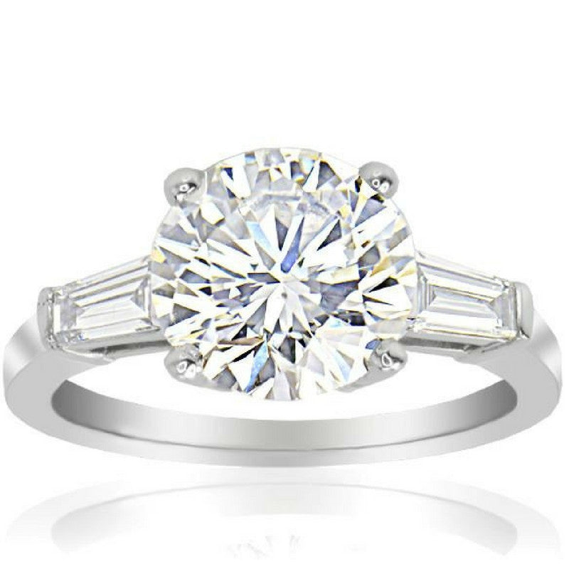 "ENGR01603" Three Stone Diamond Engagement Ring