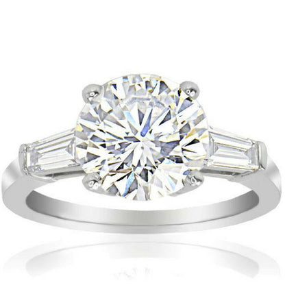 "ENGR01603" Three Stone Diamond Engagement Ring
