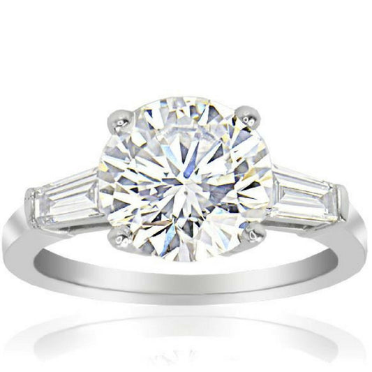 "ENGR01603" Three Stone Diamond Engagement Ring