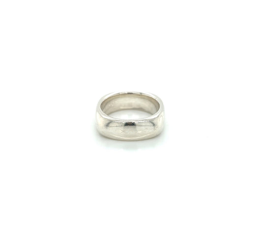 Authentic Vintage Tiffany & Co. 2003 Sterling Silver Men's Band Ring Size 11.25