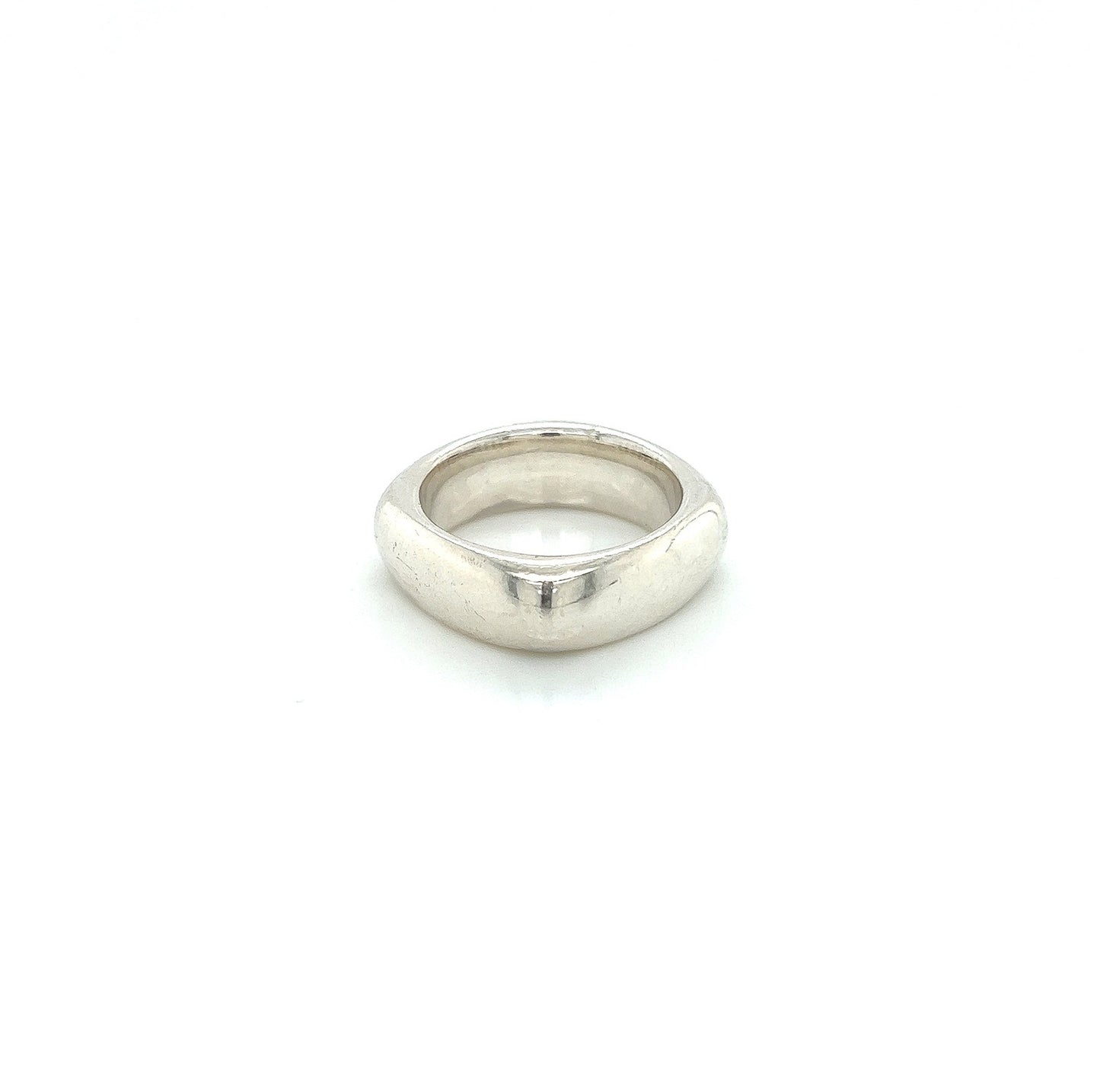 Authentic Vintage Tiffany & Co. 2003 Sterling Silver Men's Band Ring Size 11.25