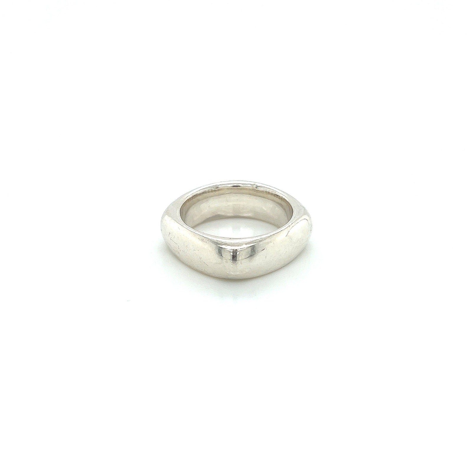 Authentic Vintage Tiffany & Co. 2003 Sterling Silver Men's Band Ring Size 11.25