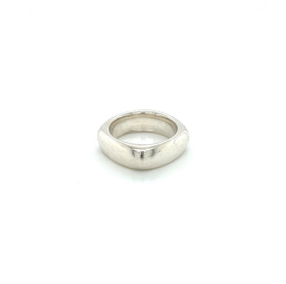 Authentic Vintage Tiffany & Co. 2003 Sterling Silver Men's Band Ring Size 11.25