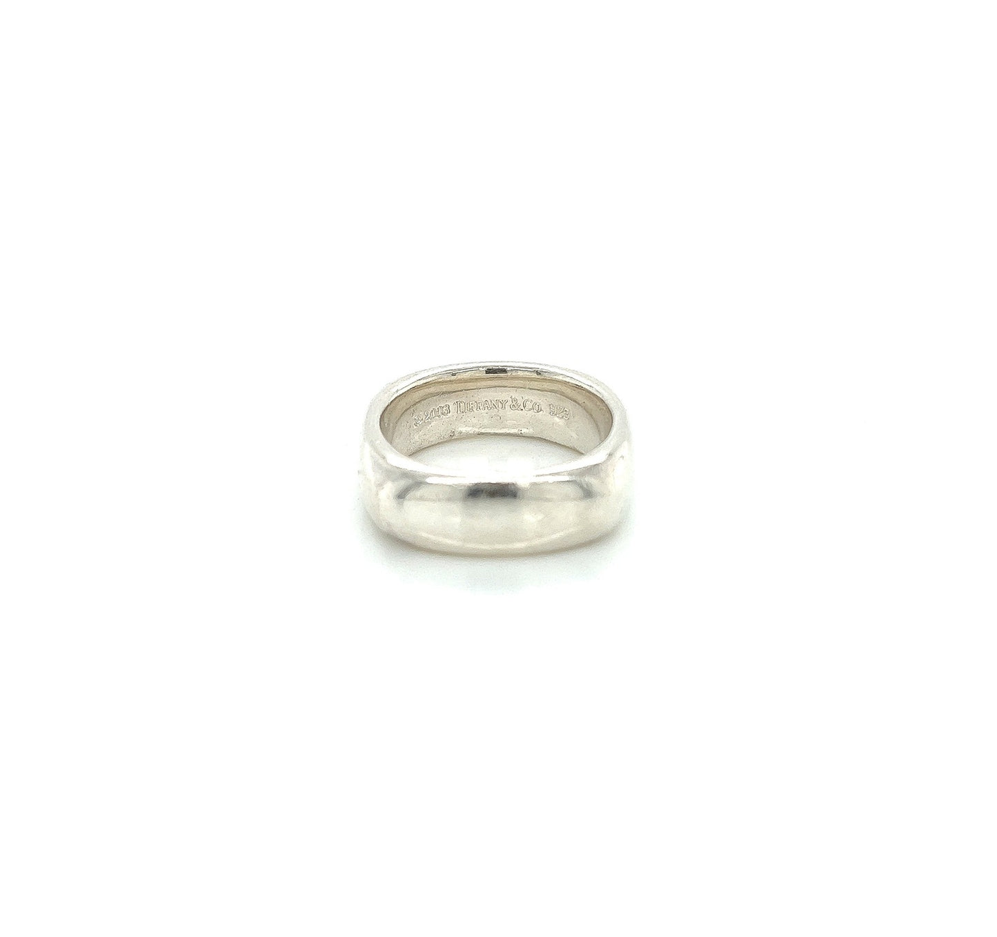 Authentic Vintage Tiffany & Co. 2003 Sterling Silver Men's Band Ring Size 11.25