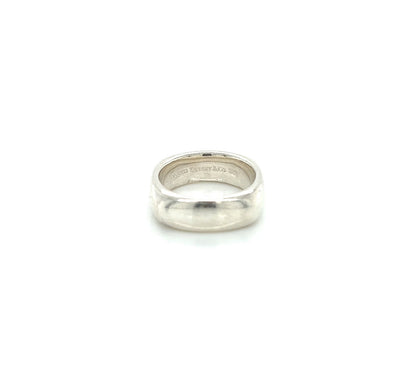 Authentic Vintage Tiffany & Co. 2003 Sterling Silver Men's Band Ring Size 11.25