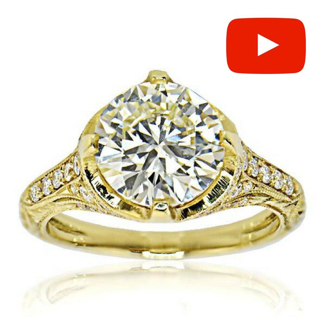 "LADRG01661" Vintage Inspired Diamond Ring LADRG01661
