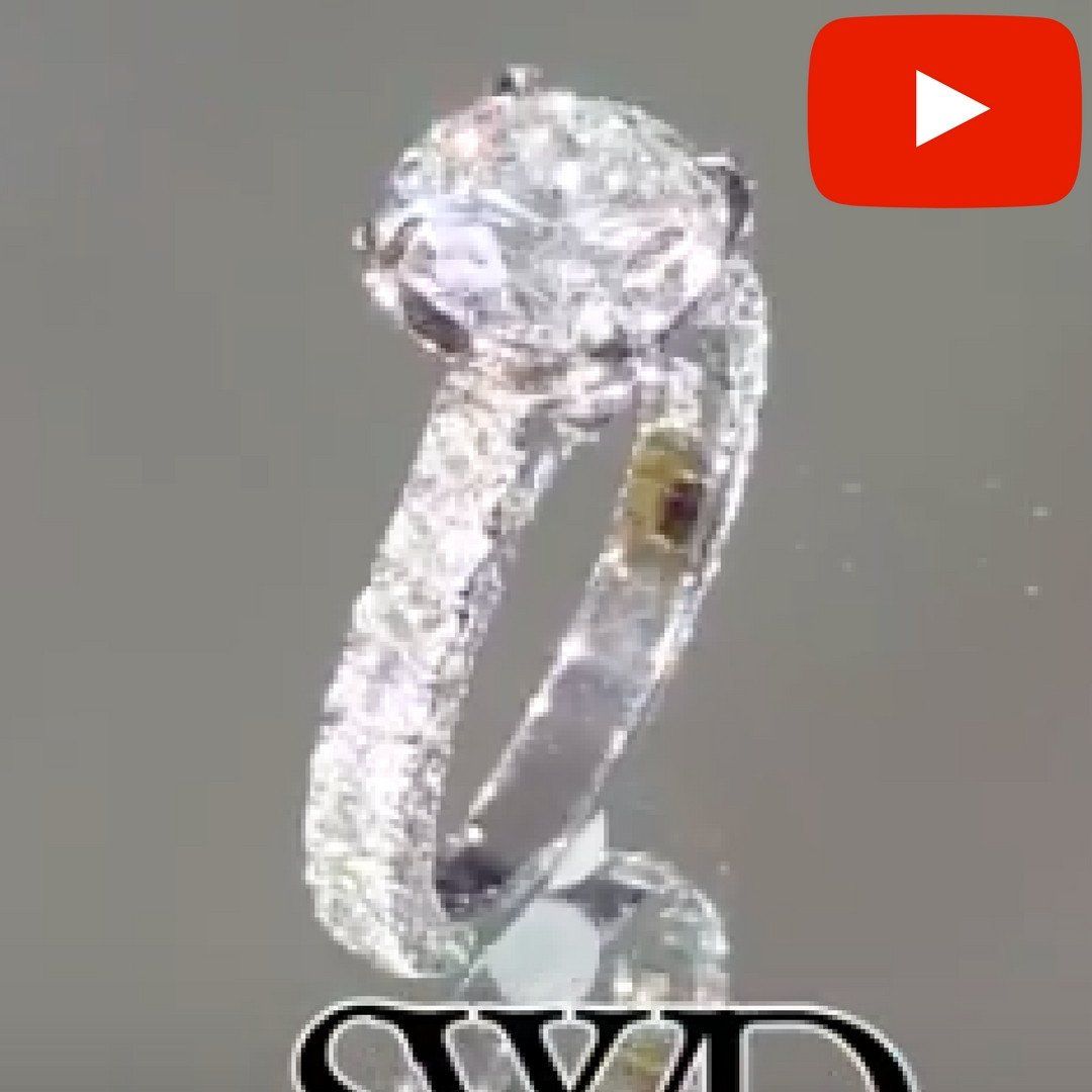 "ENGR02816" Royal Pave Diamond Engagement Ring