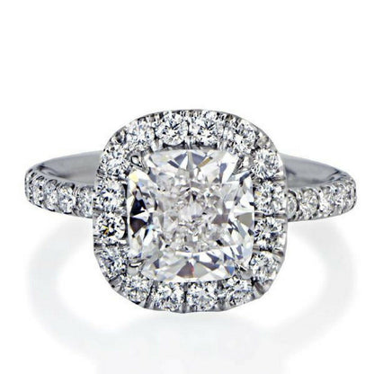 "ENGR02895" Round Cushion Engagement Ring