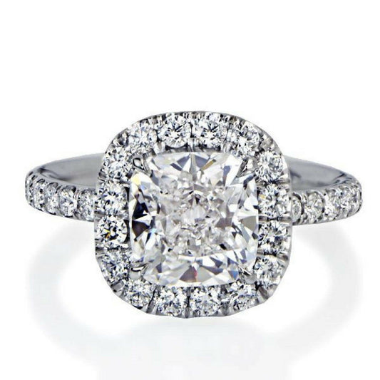 "ENGR02895" Round Cushion Engagement Ring