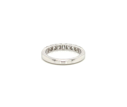 0.52 Carat Round Diamond Prong-Set Wedding Band