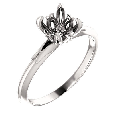 Round Engagement Ring Mounting