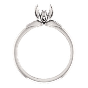 Round Engagement Ring Mounting
