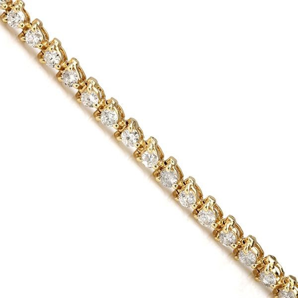 "BRAC01094" Diamond BraceletIn 14k Yellow Gold