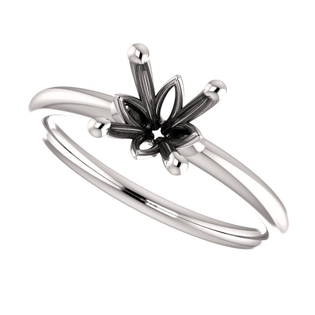 Round Solitaire Engagement Ring Mounting