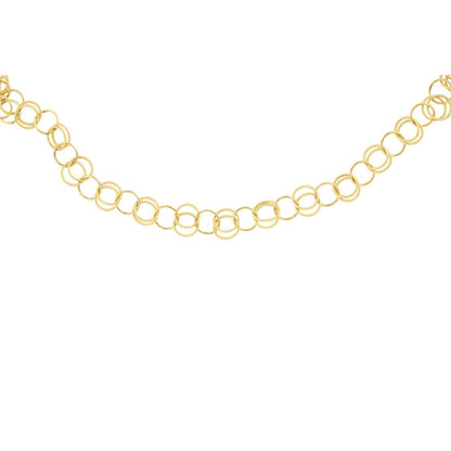 Yellow Fancy Link Chain