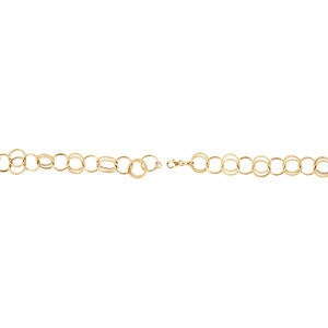 Yellow Fancy Link Chain